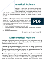 Mathematical Problem On Thermo Cycle