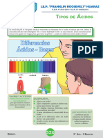 Tipos de Acidos Quimica 1º Secundaria