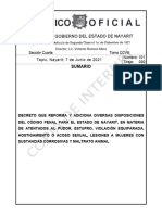 Violacion Equipara Articulo Reformado