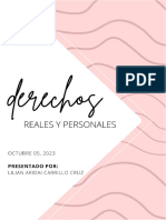 Derechos Reales y Personales