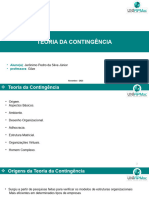 Trabalho ADM Teoria Contingencia