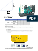 Ficha Técnica Generador EPD200C-1