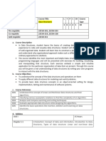 Data Strucrures Syllabus