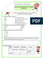 Act Miércoles Matemática Aprendemos Equivalencias