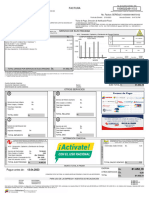 Factura: Servicio de Electricidad