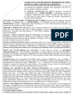 CONTRATO PARTICULAR DE LOCAÇÃO DE IMÓVEL - RESIDENCIAL - Rozane Nicolette2