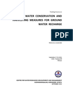 Groundwater Recharge and Rainwater Harvesting, CWRDM Training Thrissur 2011