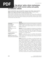 Health Expectations - 2014 - Greenfield - Analysing Big Picture Policy Reform Mechanisms The Australian Health Service