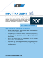 Input Tax Credit-Cp8