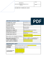 Encargado (A) Seccion Mantenimiento