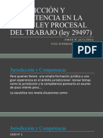 Jurisdicción y Competencia en La Nueva Ley Procesal