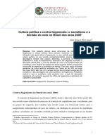 Cultura Política e Contra-Hegemonia o Socialismo e A