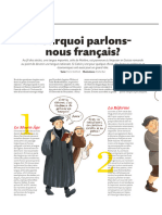 Pourquoi Parlons-Nous Français en CH?