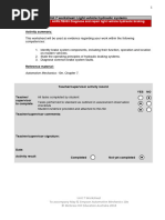 Unit 07 AURLTB003 Worksheet