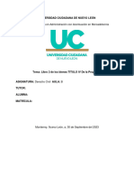 Derecho Civil Semana 4 Libro 2 de Los Bienes Titulo IV de La Propiedad Cuestionario