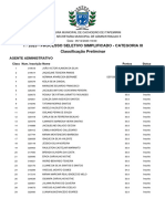 Processo Seletivo Simplificado Categoria III