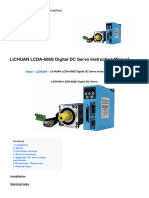 Lcda 608s Digital DC Servo Manual