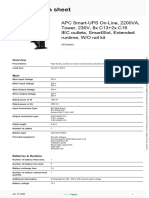 Smart-UPS - SRT2200XLI 2kVA