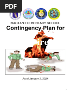 Mes Fire Contigency Plan Canlaon Template