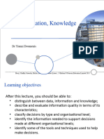 WK 2 Data, Information and Knowledge