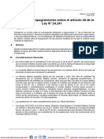 JURI-17-01 Tratamiento de Impugnaciones Sobre El Artículo 49 de La Ley #24.241