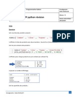 TD Revision Corrigé