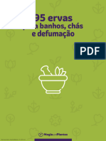 95 Ervas para Banho Chás e Defumações