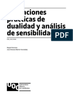 Aplicaciones Prácticas de Dualidad y Análisis de Sensibilidad