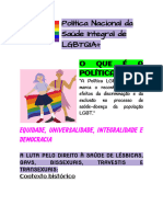 Política Nacional Da Saúde Integral de LGBTQIA+