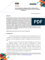 Metodologias No Ensino de Libras e Língua Portuguesa