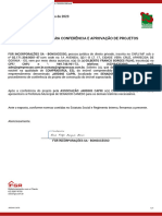 Autorização e Conferencia e Aprovação de Projetos QD 18 LT 33 Capri