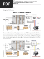 PLC Motor Logic