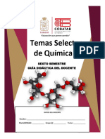 Sexto Semestre. - Guía Didáctica Del Docente. - Temas Selectos de Química II