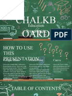 Chalkboard Education Presentation Green and White Mix Media Presentation