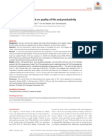 Acne Relapses Impact On Quality of Life and Productivity2019