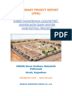 Nandgaon RWH (Priliminary Project Report)