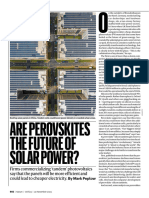 Are Perovskites The Future of Solar Power?: Feature