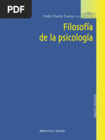 Pedro Chacón Fuertes - Filosofía de La Psicología-Biblioteca Nueva (2001)