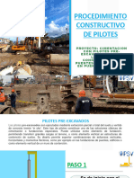 Procedimiento Constructivo de Pilotes