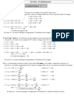 Cours Suites Numeriques