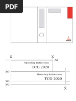 TCG 2020 TCG 2020: Operating Instructions