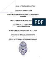 Luxación de La Articulación Temporomandibular Trabajo