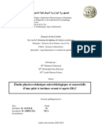 Étude Physico-Chimique Microbiologique Et Sensorielle D'une Pâte À Tartiner Avant Et Après DLC