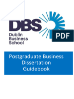 FINAL - DBS POSTGRADUATE DISSERTATION Guidebook