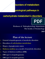 Carbohydrate Metabolism Disorders Stom 10-11