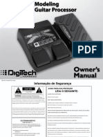 Manual de Usuário Digitech RP90