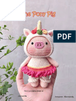 Cerdito Unicornio. JennieDolly. ESP