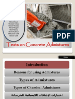 Admixtures