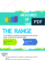 Measures of Variation Part 1 Week 1 (Midterm)