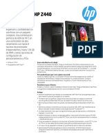 Workstation HP Z440: Ficha Técnica